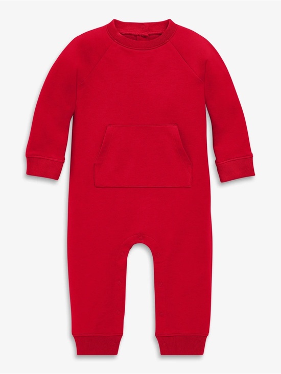 Primary Other - Primary Baby Sweatshirt Romper, Cherry Red, 18-24 months